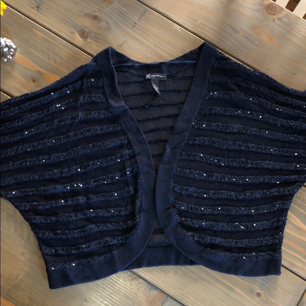 INC Sequin Bolero